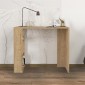 Γραφείο εργασίας Netenia Megapap χρώμα sapphire oak 90x40x74εκ.