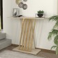 Κονσόλα Gravity Megapap χρώμα travertine - χρυσό 90x29,6x76,8εκ.