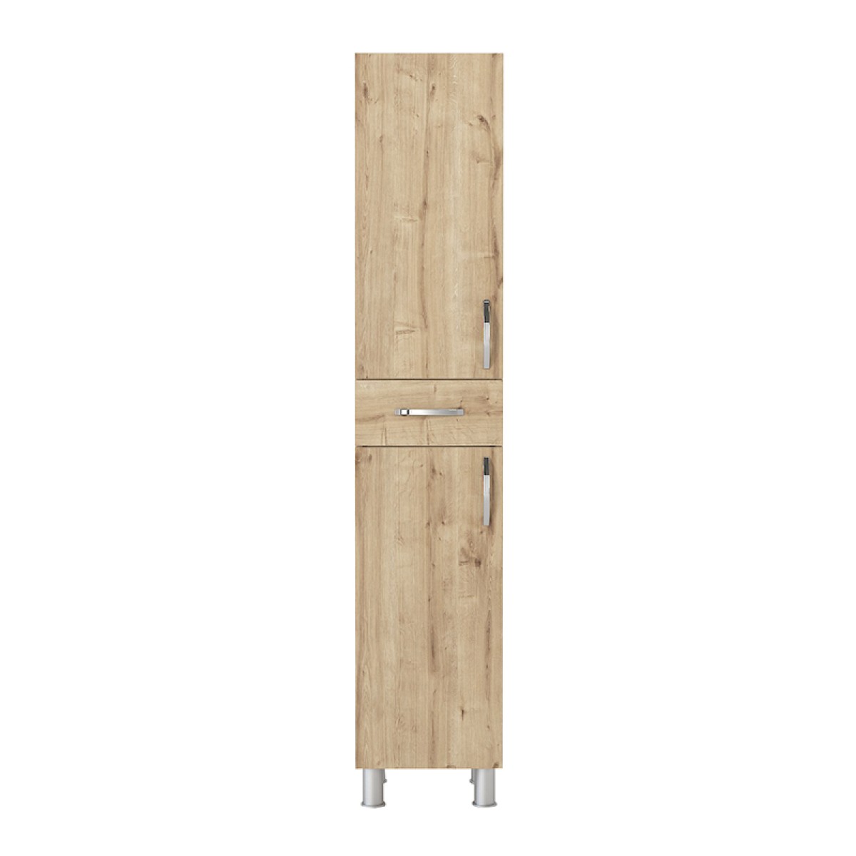 Ντουλάπι κουζίνας - μπάνιου Selina Megapap χρώμα sapphire oak 35x31x179εκ.