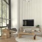 Τραπεζάκι βοηθητικό Regnar Megapap χρώμα sapphire oak 43,1x33,5x52εκ.