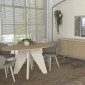 Τραπέζι Rebel Megapap χρώμα rota oak - sandstone 150x90x75εκ.