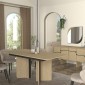 Τραπέζι Lava Megapap χρώμα rota oak - ανθρακί 180x90x76,8εκ.