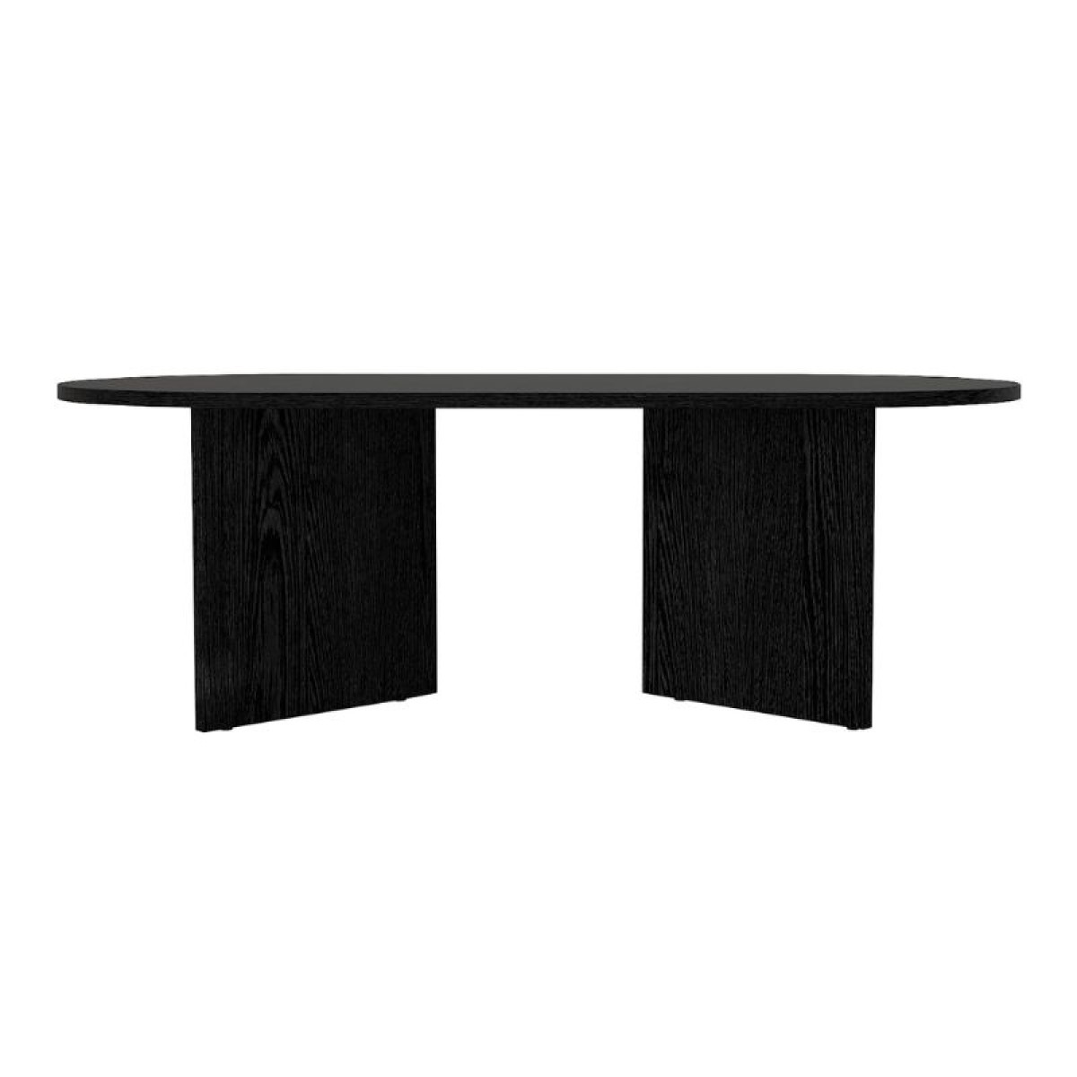 Τραπεζάκι σαλονιού Cortado Megapap χρώμα sencron black 120x60x39,6εκ.