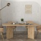 Τραπέζι Cortado Megapap χρώμα sapphire oak 200x90x74εκ.