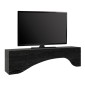 Έπιπλο τηλεόρασης Mara Megapap με LED χρώμα sencron black 150x31,4x40εκ.