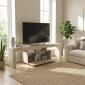 Έπιπλο τηλεόρασης Woodra Megapap χρώμα travertine 180x31,3x50,2εκ.