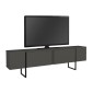 Έπιπλο τηλεόρασης Orontes Megapap χρώμα ανθρακί 180x29,6x50εκ.