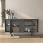 Μπουφές Orontes Megapap χρώμα ανθρακί 160x35,2x80εκ.