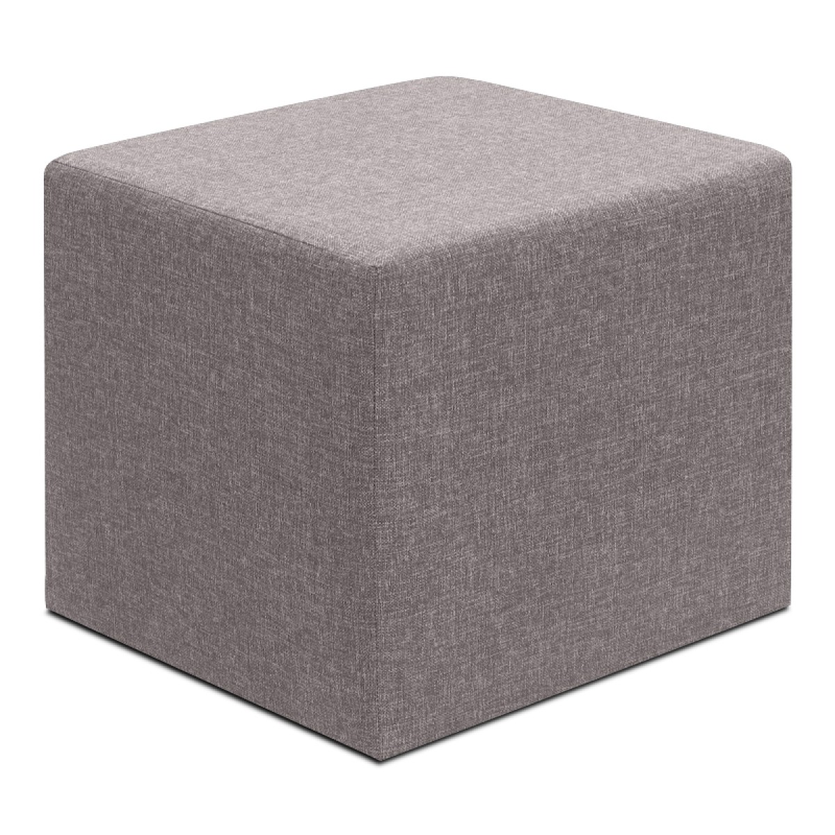 Σκαμπώ Linda Megapap υφασμάτινο χρώμα καφέ 40x40x40εκ.