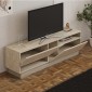Έπιπλο τηλεόρασης Koza Megapap χρώμα travertine 160x40x45εκ.