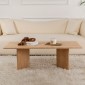 Τραπεζάκι σαλονιού Sabin Megapap χρώμα sapphire oak 119x60x40εκ.