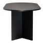 Τραπέζι Sablin Megapap χρώμα black wood 180x89,5x75εκ.