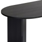 Τραπέζι Sablin Megapap χρώμα black wood 180x89,5x75εκ.