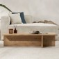 Τραπεζάκι σαλονιού Harbor Megapap χρώμα sapphire oak 120x45x30εκ.