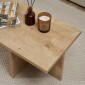 Τραπεζάκι σαλονιού Harbor Megapap χρώμα sapphire oak 120x45x30εκ.