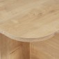 Τραπεζάκι σαλονιού Becaj Megapap χρώμα sapphire oak 120x60x41,4εκ.
