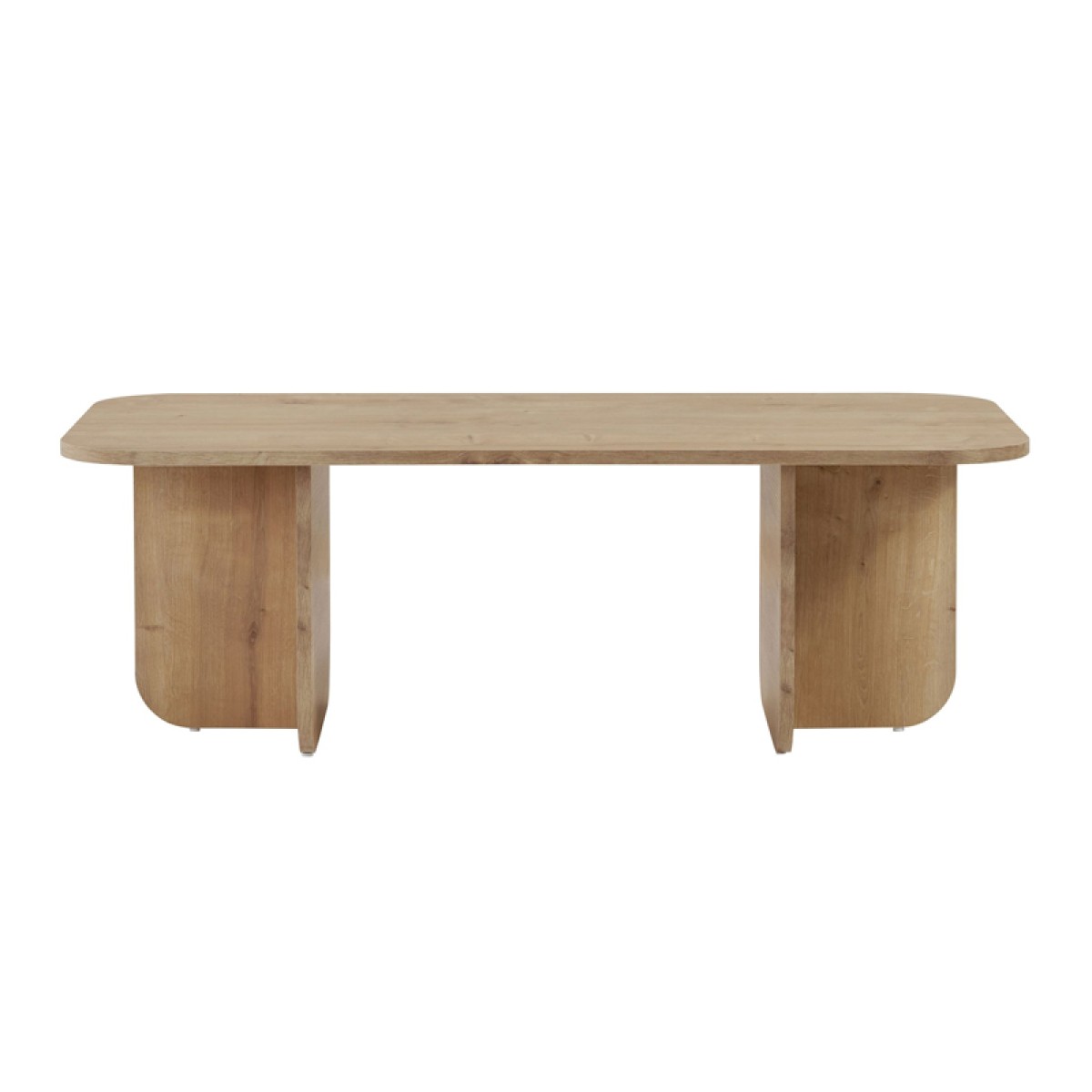 Τραπεζάκι σαλονιού Becaj Megapap χρώμα sapphire oak 120x60x41,4εκ.