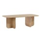 Τραπεζάκι σαλονιού Becaj Megapap χρώμα sapphire oak 120x60x41,4εκ.