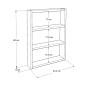 Ραφιέρα τοίχου Prena Megapap χρώμα atlantic pine 43,2x9x60εκ.