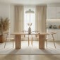 Τραπέζι Linza Megapap χρώμα honey oak 180x90x75εκ.