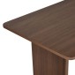 Τραπέζι Linza Megapap χρώμα καρυδί 180x90x75εκ.