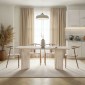 Τραπέζι Linza Megapap χρώμα travertine 180x90x75εκ.