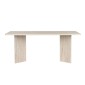 Τραπέζι Linza Megapap χρώμα travertine 180x90x75εκ.