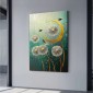 Πίνακας σε καμβά "Wildflowers" Megapap ψηφιακής εκτύπωσης 70x100x3εκ.