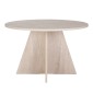 Τραπέζι Virela Megapap χρώμα travertine Ø120x75εκ.