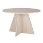 Τραπέζι Virela Megapap χρώμα travertine Ø120x75εκ.