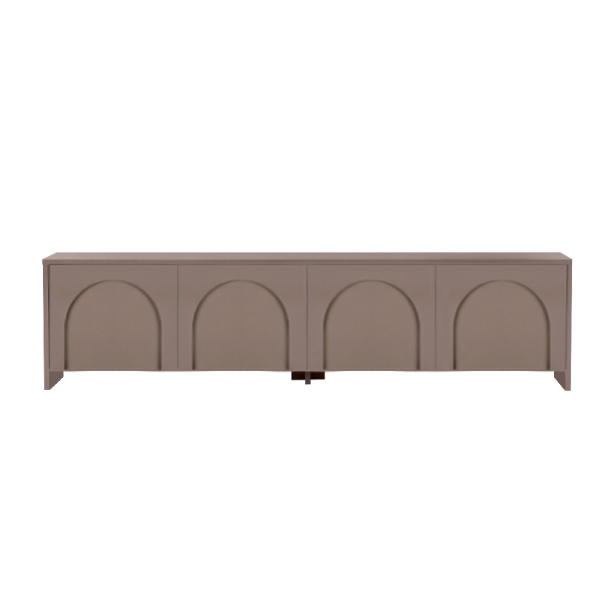 Έπιπλο τηλεόρασης Aurelia Megapap χρώμα μόκα 180x32x45εκ.