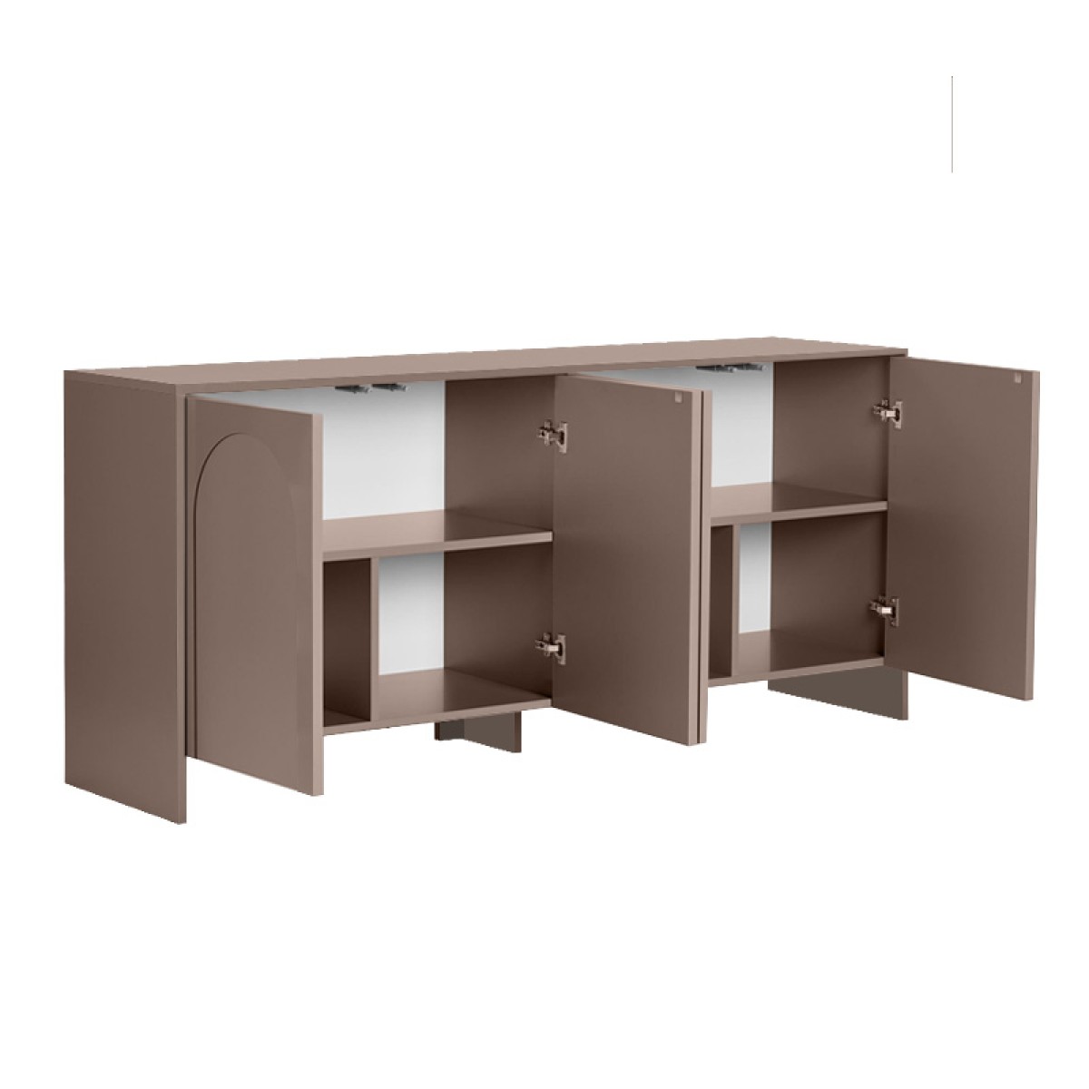 Μπουφές Aurelia Megapap χρώμα μόκα 180x45x80εκ.