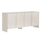 Μπουφές Aurelia Megapap χρώμα κρεμ 180x45x80εκ.