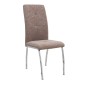 Σετ τραπεζαρία 5τμχ Darlen - Alma Megapap χρώμα sapphire oak - μπεζ 125x72x74εκ.