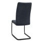 Σετ τραπεζαρία 5τμχ Darlen - Laura Megapap χρώμα sencron black - ανθρακί 125x72x74εκ.