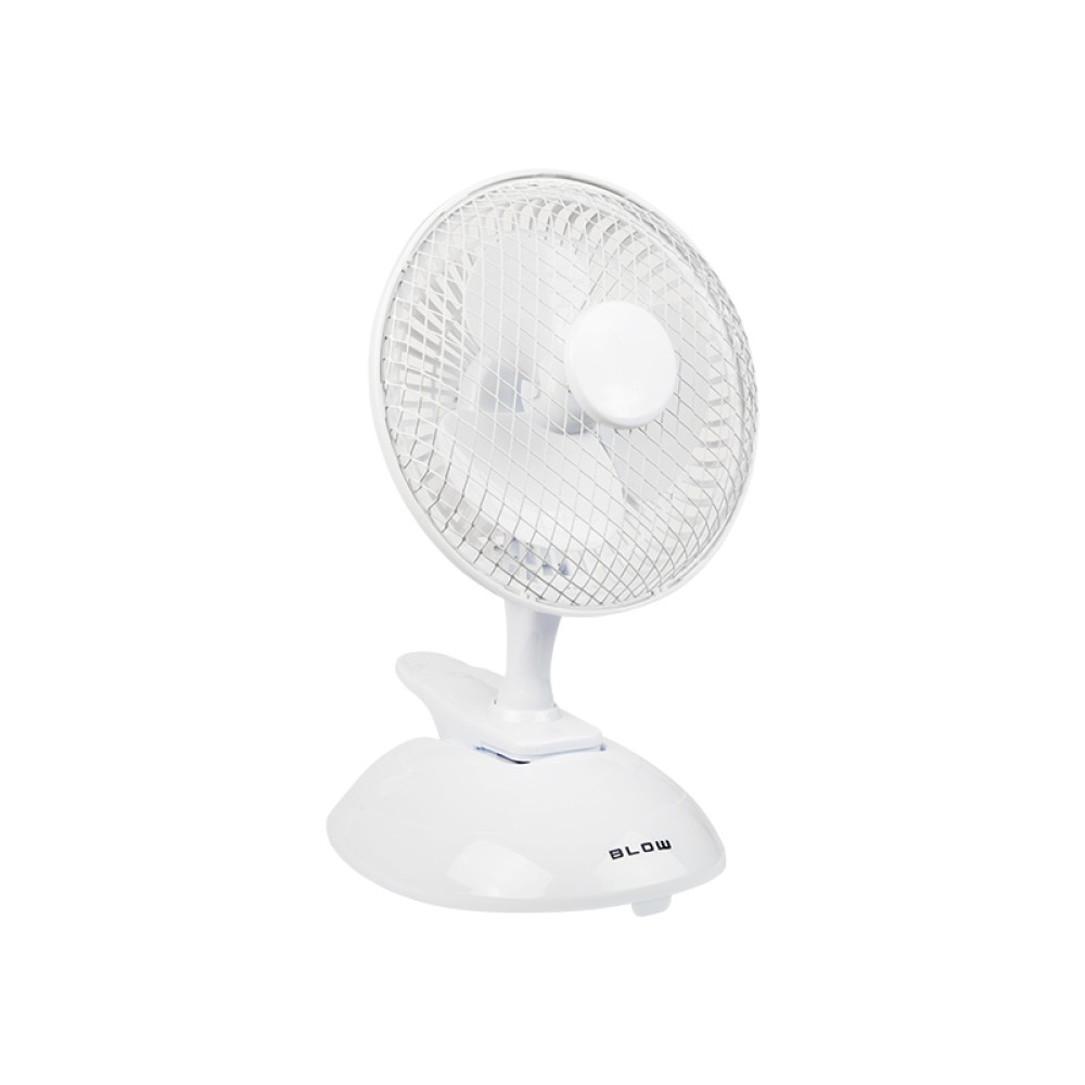 Ανεμιστήρας Επιτραπέζιος 6"/15cm 25W 2σε1 με κλιπ BLOW λευκός