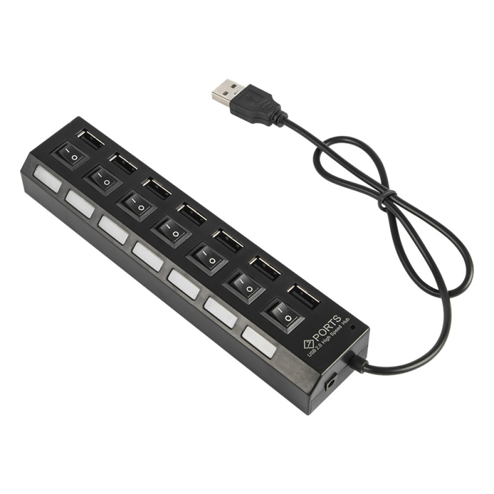 USB 2.0 Hub 7 θέσεων με διακόπτη BLOW