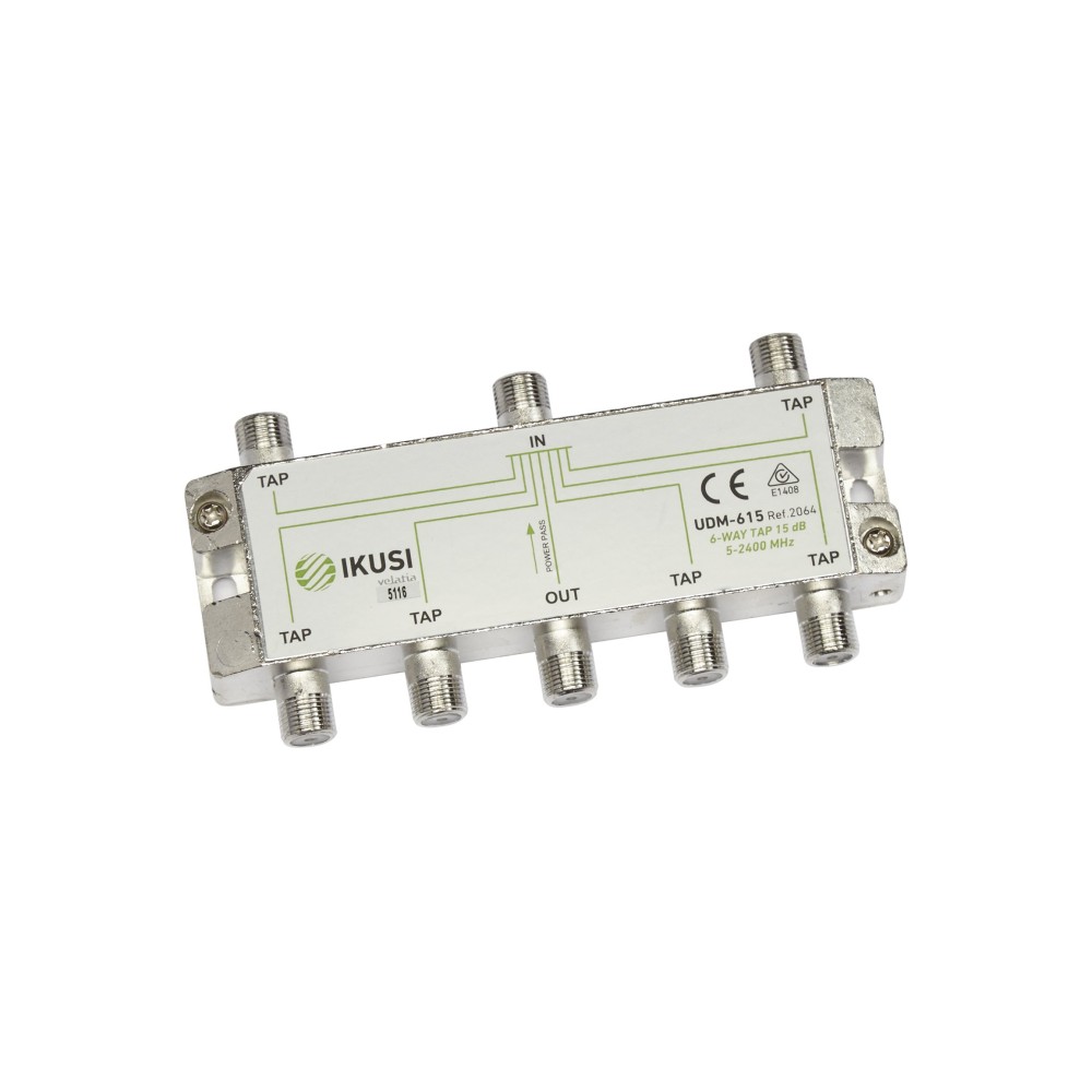 UDM-615 6WAY TAP 15dB 5-2400MHz