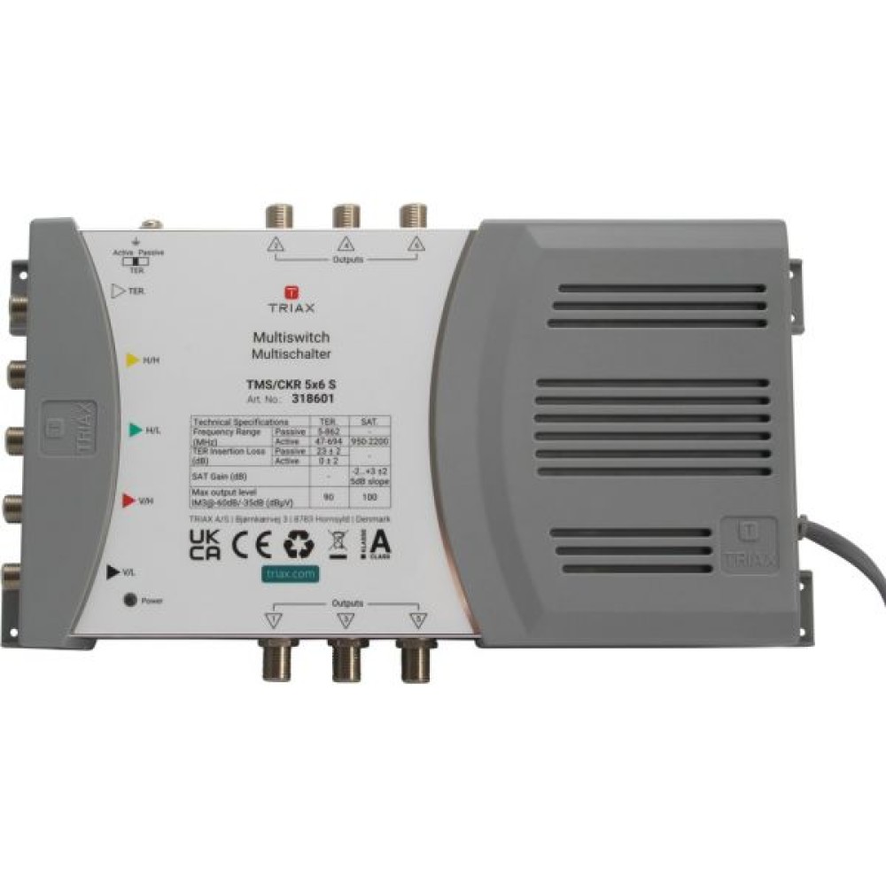 Triax πολυδιακόπτης TMS/CKR 5x6 S