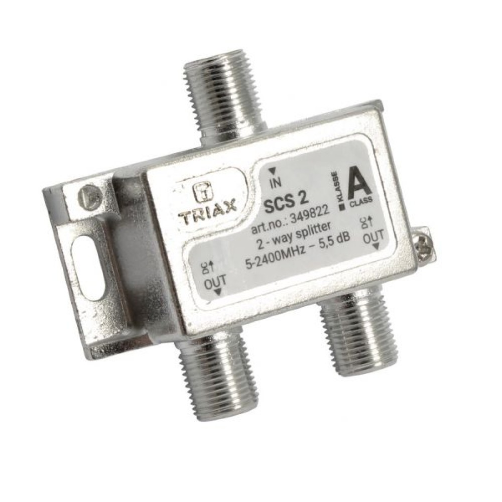 TRIAX διακλαδωτής 2 εξόδων 5-2400MHz SCS 2