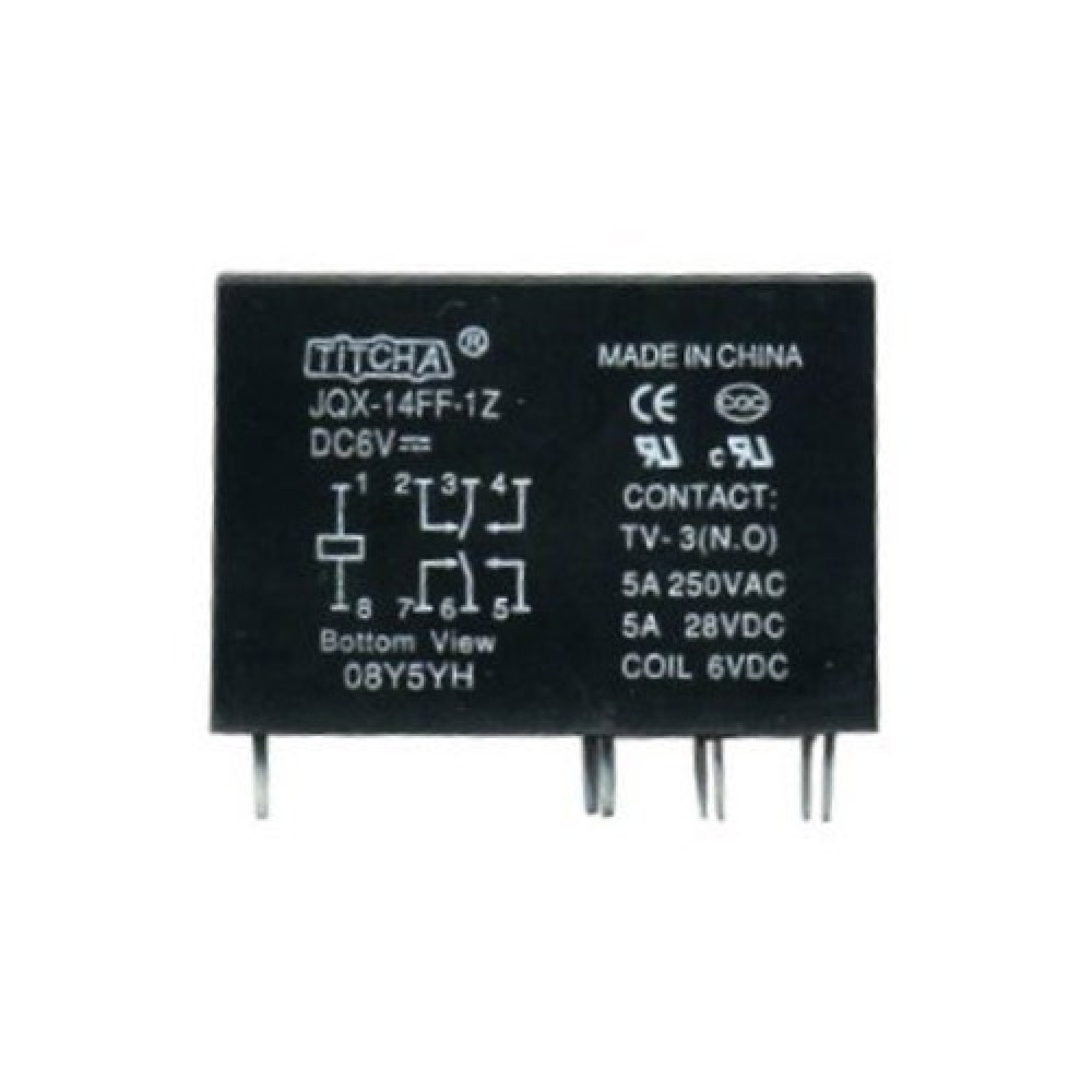 RELAY 6V DC 1Z 1U 5A