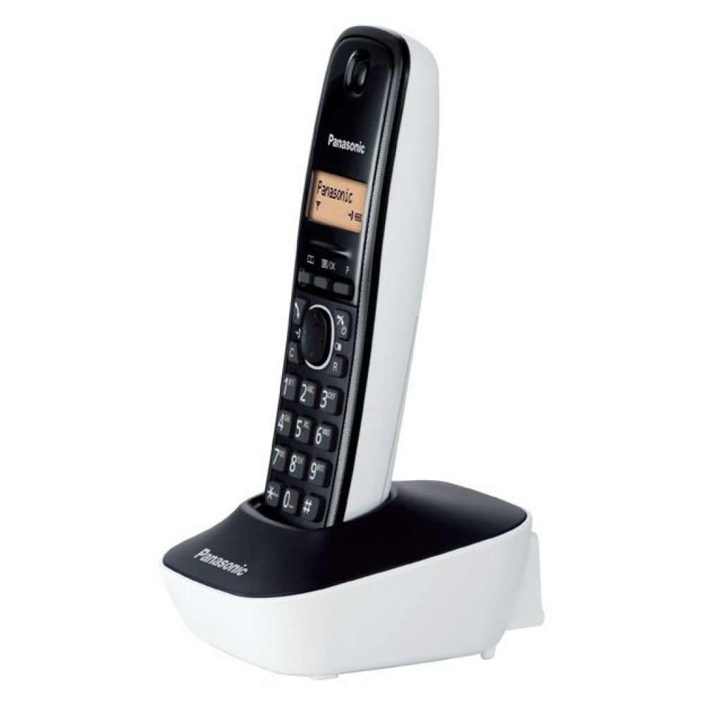 Ασύρματο Τηλέφωνο Panasonic KX-TG1611GRW Μαύρο-Λευκό