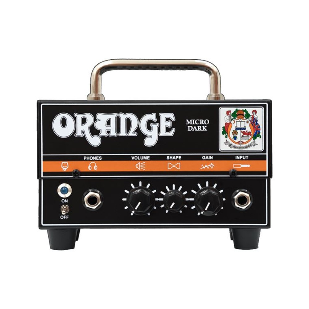 ORANGE Micro Dark Υβριδική Kεφαλή Ηλεκτρικής Κιθάρας Με Λυχνίες 20 Watts