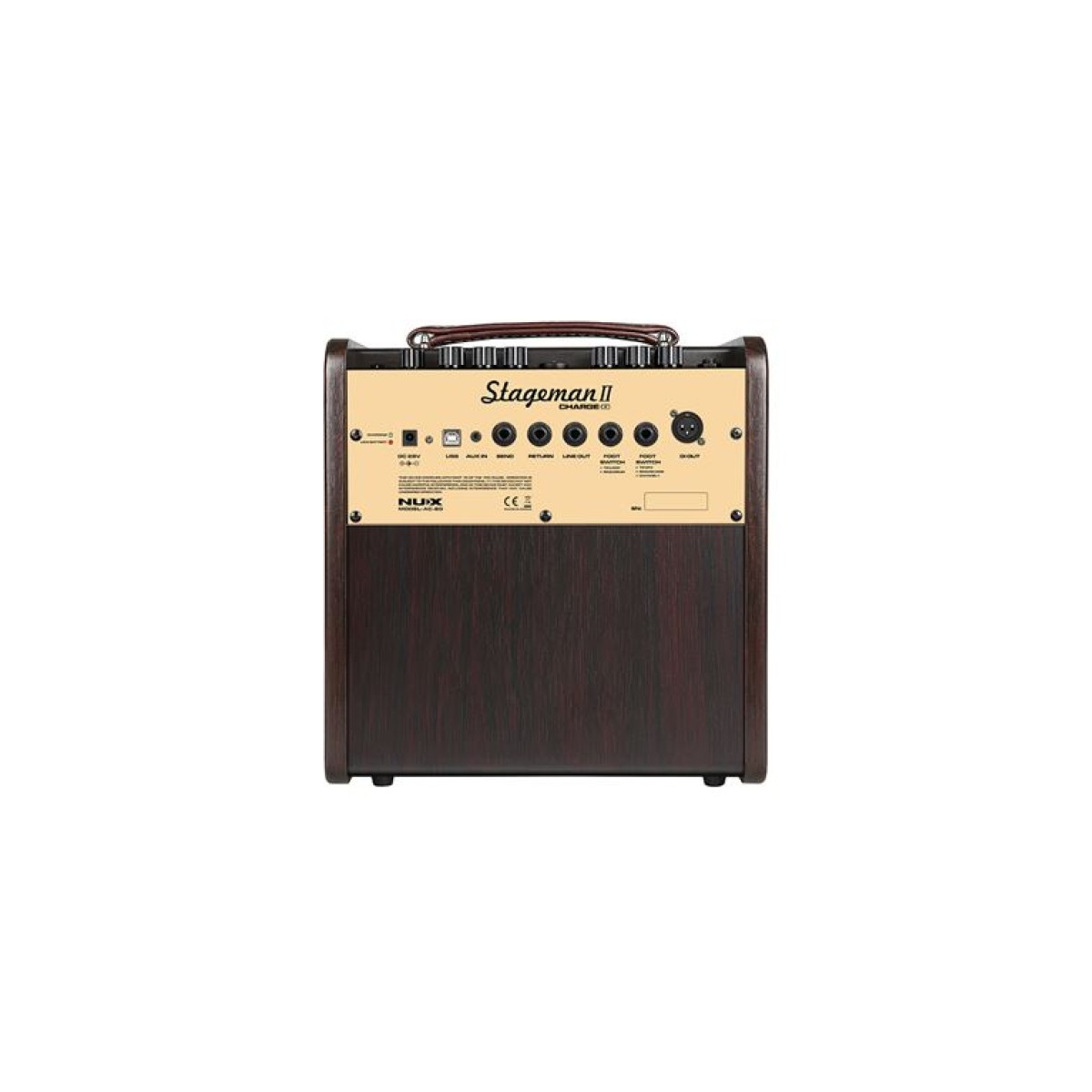NUX AC-80 Stageman II Charge Ενισχυτής Ακουστικών Οργάνων - Φωνής 80 Watt
