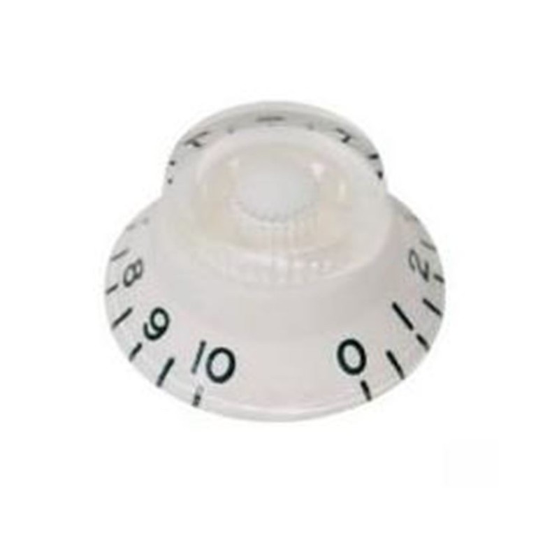 SAMWOO KN-001-02 Καπάκι ποτενσιόμετρου Bell, Λευκό