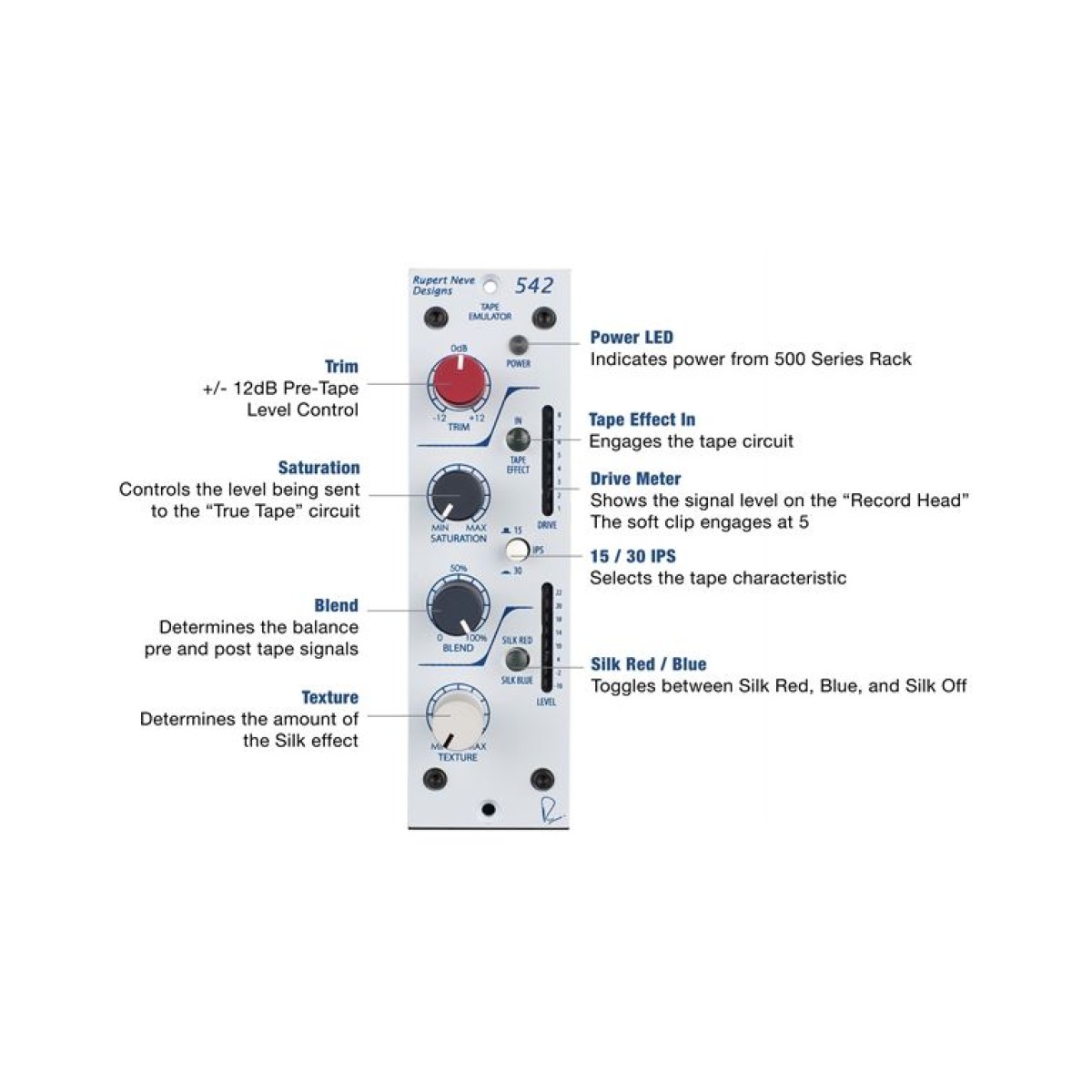 RUPERT NEVE DESIGNS 542 (Series 500) Tape Emulation