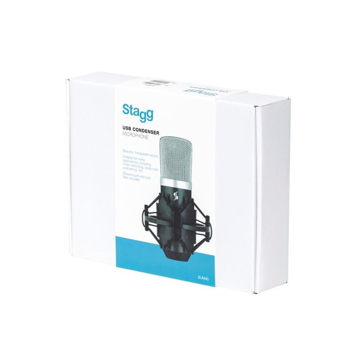 STAGG SUM-40-USB Πυκνωτικό Μικρόφωνο με Αντικραδασμική Βάση