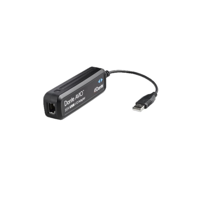 AUDINATE Dante Avio 2-in/2-out USB Adapter