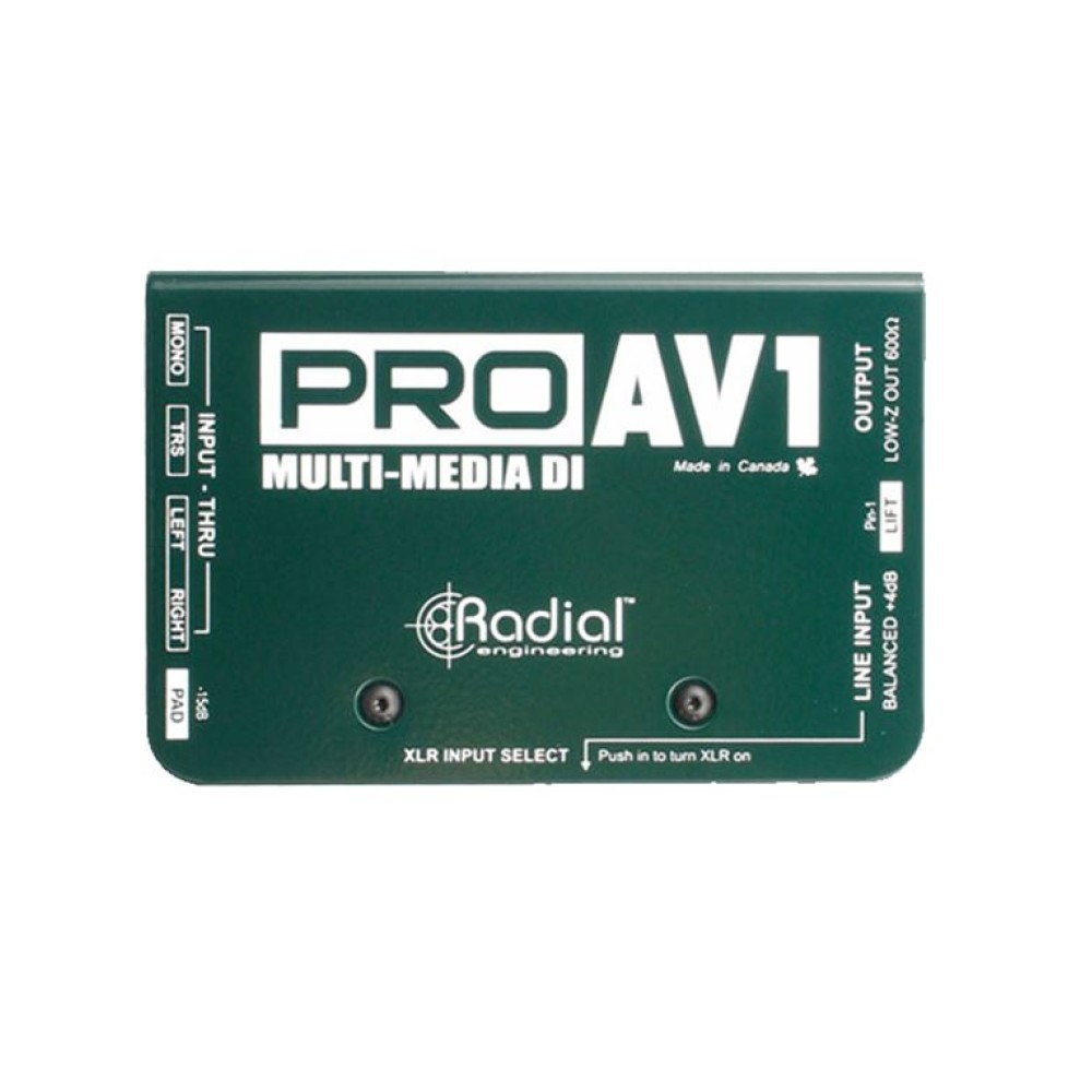 RADIAL PRO-AV1 Passive DI Box