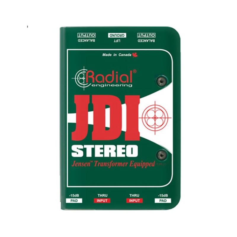 RADIAL JDI-Stereo Passive DI Box Stereo